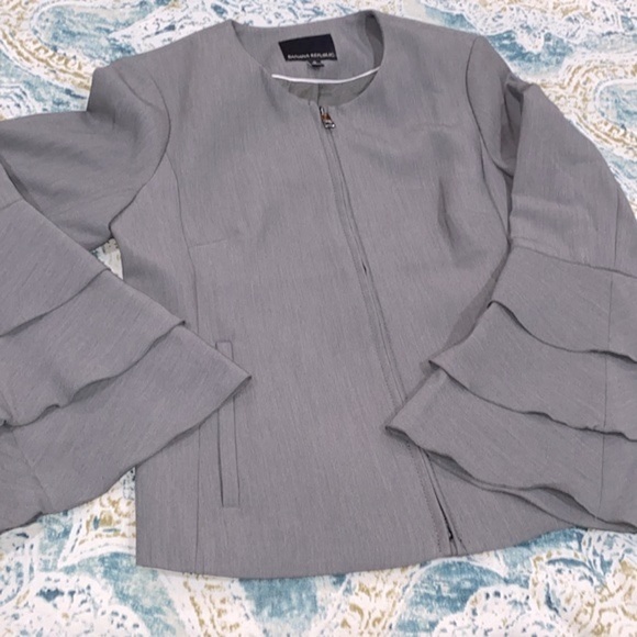 Banana Republic grey blazer jacket size 6 - Picture 6 of 7